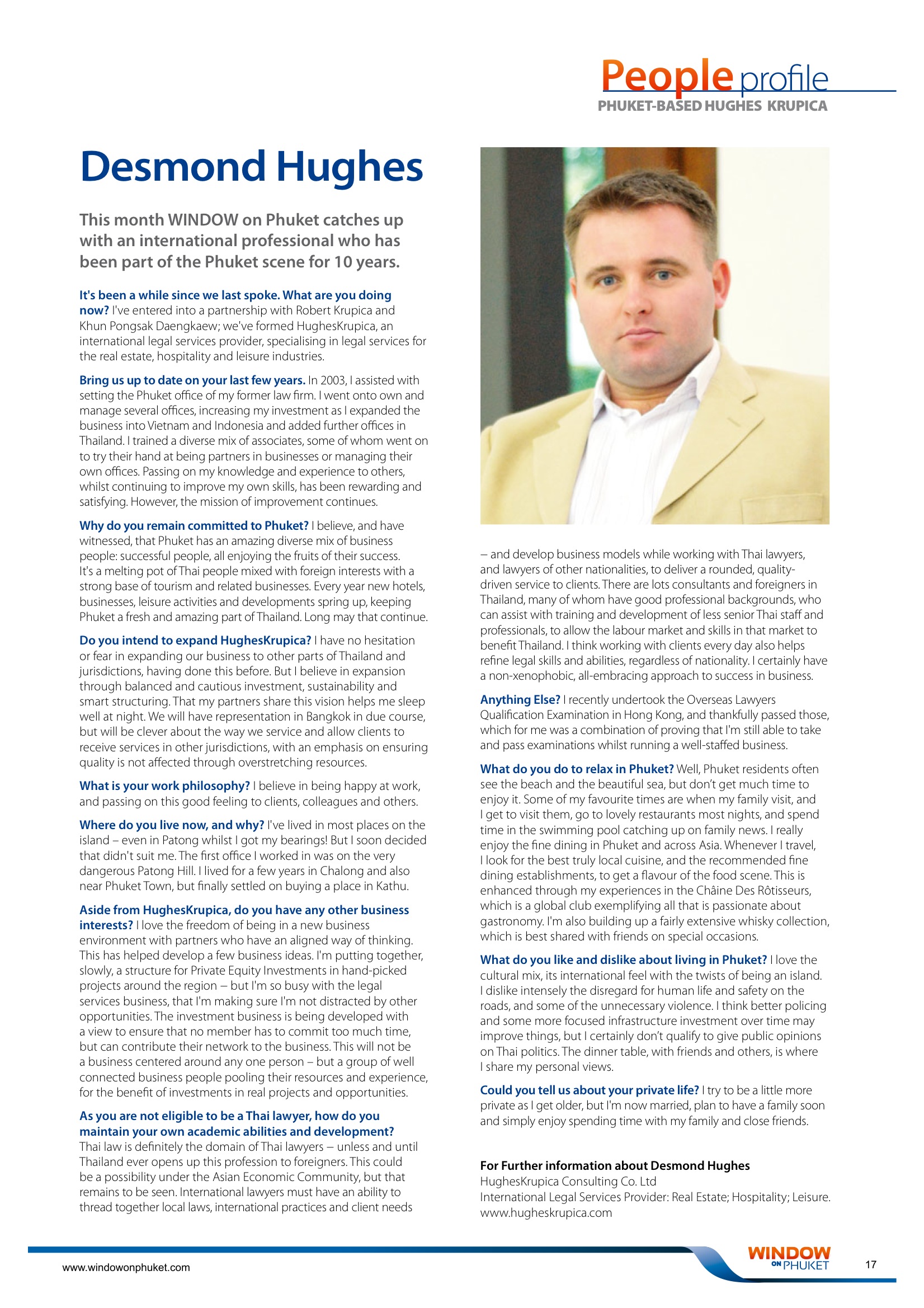 Hughes Krupica Q&A for Property Report SEA – Mixed Use – April Edition